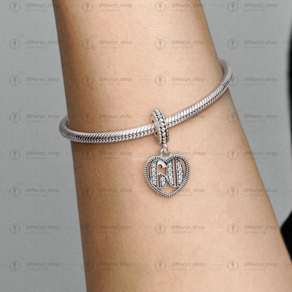 Pandora 60th Celebration Dangle Charm - Picture 2 of 2